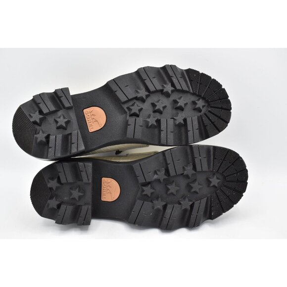 Sorel Womens Size 7.5 Joan Now City Chalk Black Slip On Loafers Shoes - Picture 5 of 11